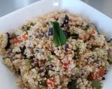 A picture of step 8 of Couscous Salad with roasted vegetables and mixed herbs.