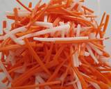 A picture of step 3 of Pickled Carrots and Daikon (Long White Radish).