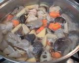 A picture of step 8 of For the New Year's Feast: Standard Chikuzen-ni (Simmered Chicken and Vegetables).