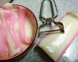 A picture of step 1 of Kamaboko Flowers Using a Vegetable Peeler.