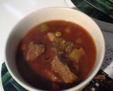 A picture of step 2 of Beef vegetable soup.