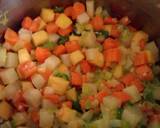 A picture of step 2 of Vickys Chunky Winter Vegetable Broth, GF DF EF SF NF.