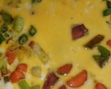 A picture of step 4 of Vegetable OMLETTE.