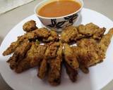 A picture of step 6 of Fried aubergine fingers.