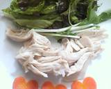 A picture of step 2 of Easy Steamed Chicken and Vegetable Fresh Spring Rolls.