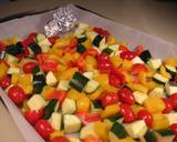 A picture of step 4 of Perfect For A Potluck: Pasta Salad with Grilled Vegetables.