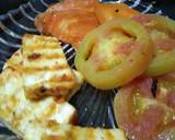 A picture of step 4 of Grilled vegetables with spinach and Toast.