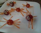 A picture of step 4 of Ladybirds Halloween Vegetables.