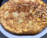 A picture of step 6 of Spanish inspired omelette with potato, onion and pumpkin in air-fryer!.