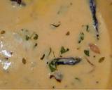 A picture of step 5 of Moringa leaves in curd curry.