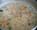 A picture of step 4 of Voula's Vegetable Avgolemono Soup (Greek Veggie Egg-Lemon Soup).