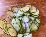 A picture of step 2 of Japanese Cucumber side dish - tsukudani きゅうりの佃煮.