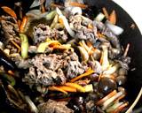 A picture of step 4 of Just Fry Them Together! Beef and Vegetable Stir-Fry.