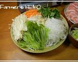 A picture of step 1 of [Farmhouse Recipe] Shabu-Shabu with Shredded Vegetables.