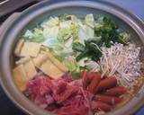 A picture of step 3 of Delicious Vegetable Miso Nabe (Hot Pot).