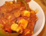 A picture of step 9 of Tomato and Paneer Sabji (Indian Stir Fried Vegetables and Cheese).