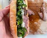 รูปขั้นตอนการทำที่ 5 ของ Baguette Vietnamese Sandwich🥖🌶️🍅🧄แซนวิชเวียดนาม Banh Mi🥖🌶️EP:ไส้หมูย่าง&แครอทดองพริกสด🌶️