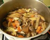 A picture of step 6 of Made in a Pressure Cooker: Sweet and Salty Beef Tendon and Root Vegetable Stew with Soy Sauce Flavor.