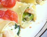 A picture of step 8 of Ricotta Cheese and Vegetables Stuffed Cannelloni.