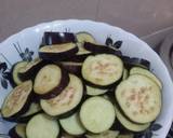 A picture of step 1 of Egg plant and zucchini # authormarathon#.