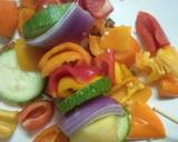 A picture of step 2 of Sweet Vegetable Shish Kabobs.