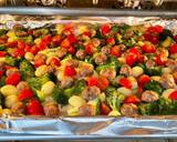 A picture of step 8 of Sheet Pan Gnocchi, Sausage, and Broccoli.