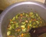 A picture of step 3 of Broccoli and french beans beef stew.