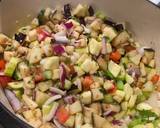 A picture of step 1 of Organic Vegetable Garden Pasta Primavera.