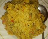 A picture of step 2 of Vegetable rice.