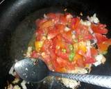 A picture of step 5 of Tomato Garlic Spaghetti.