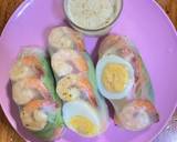 รูปขั้นตอนการทำที่ 2 ของ สลัดโรลกุ้งไข่ต้ม