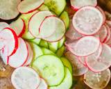 A picture of step 1 of Light radish and cucumber salad.