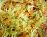 A picture of step 10 of Sauteed cabbage with a twist. #authormarathon.