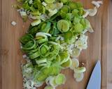 A picture of step 1 of Potato and leek cream soup.