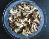 A picture of step 3 of Savoury Clafoutis with Mushrooms.