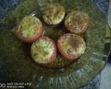 A picture of step 5 of Cheese stuffed tomatoes#cookingwithtomatoes#4weekschallenge.