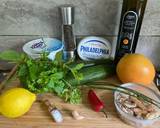 A picture of step 1 of Cucumber and Lemon Verbena Soup.