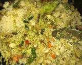 A picture of step 7 of Vegetable couscous with tandoori chicken.