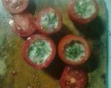 A picture of step 5 of Oven baked stuffed tomatoes.