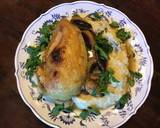 A picture of step 5 of California Farm Whole Chicken in Mushroom Sauce with Mashed Potatoes.