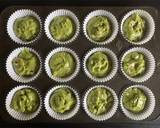 A picture of step 4 of Matcha, Dates & Walnuts Cupcakes.