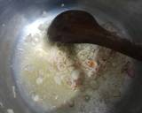 A picture of step 2 of Baked potato croquettes with pumkin/carrot/tomato soup.