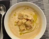 A picture of step 6 of Creamy Cauliflower Soup with Rosemary Olive Oil.