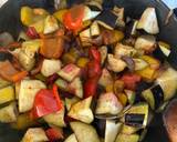 A picture of step 4 of Oven baked vegetables.