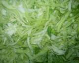 A picture of step 1 of Cabbage salas.