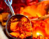 A picture of step 2 of Creamy Pumpkin Soup with Chimichurri and Sourdough Croutons: The Ultimate Comfort Dish by TastyPinch.