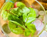 A picture of step 1 of Light radish and cucumber salad.