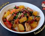 รูปขั้นตอนการทำที่ 10 ของ ไก่ผัดวุ้นเส้นเกาหลี รสดั้งเดิม เส้นอร่อยหนึบหนับ รสชาติละมุนลิ้น