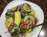 A picture of step 4 of Lettuce avocado salad #author marathon.