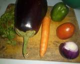 A picture of step 1 of Vegetable stir fry.